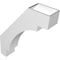 Ekena Millwork 6-in. W x 24-in. D x 30-in. H Merced Architectural Grade PVC Knee Brace BRCP06X24X30MRC - alternate 4